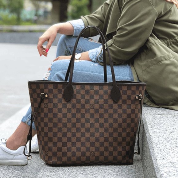 Louis Vuitton Handbags - Auth Louis Vuitton Neverfull Mm Tote #29375D99B